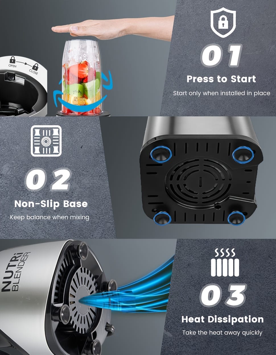 Juice Cup 12pcs Set, 350 Watts, Includes 1 Base, 2 Cutter Heads, 4 Cups of Different Sizes, 2 Cups Rings, 1 Tumbler Lid And Two Regular Cup Lids; Bpa-Free, Press Technology Operation, Suitable for Grinding, Mixing, Juice, Milkshake Making And Ice