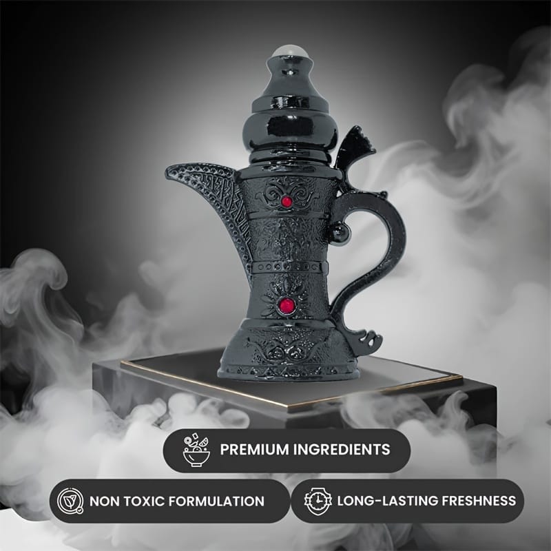 Luxury Arabian Perfume Oil Travel Size - Alcohol-Free Long-Lasting Middle Eastern Fragrance with Floral, Vanilla, amber notes - Elegant Arabian Bottle for Women & Men, Gifts, Dates, Special Events - 3ml/0.1fl.oz Luxury Perfume, Romantic Occasions, Intricate Patterns, Delicate Craftsmanship, Gift Seekers