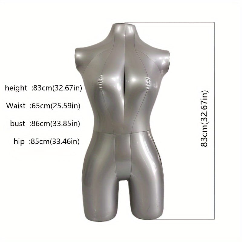 An Inflatable Half-body Clothing Model For Ladies