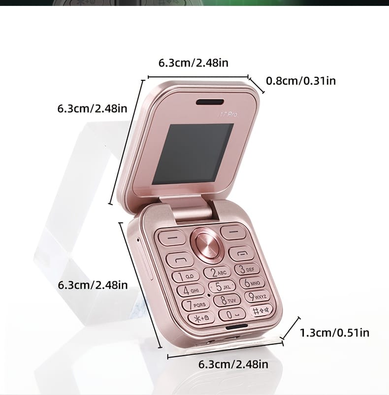 Mini 2G Small Mobile Phone, Dual SIM Dual Standby, 150H Ultra-Long Standby, Light As Lipstick, Multi-Chinese + Strong Battery Life, Tepe-C Charging Port, Suitable for Gifts, Spare Machines, Emergency, Developing Countries, Backup Phone, Travel Essential, Compact Phone, Lightweight Phone, Reliable Battery, Durable Build, Dual SIM Phone, Portable Device, Travelers, Gift for Her