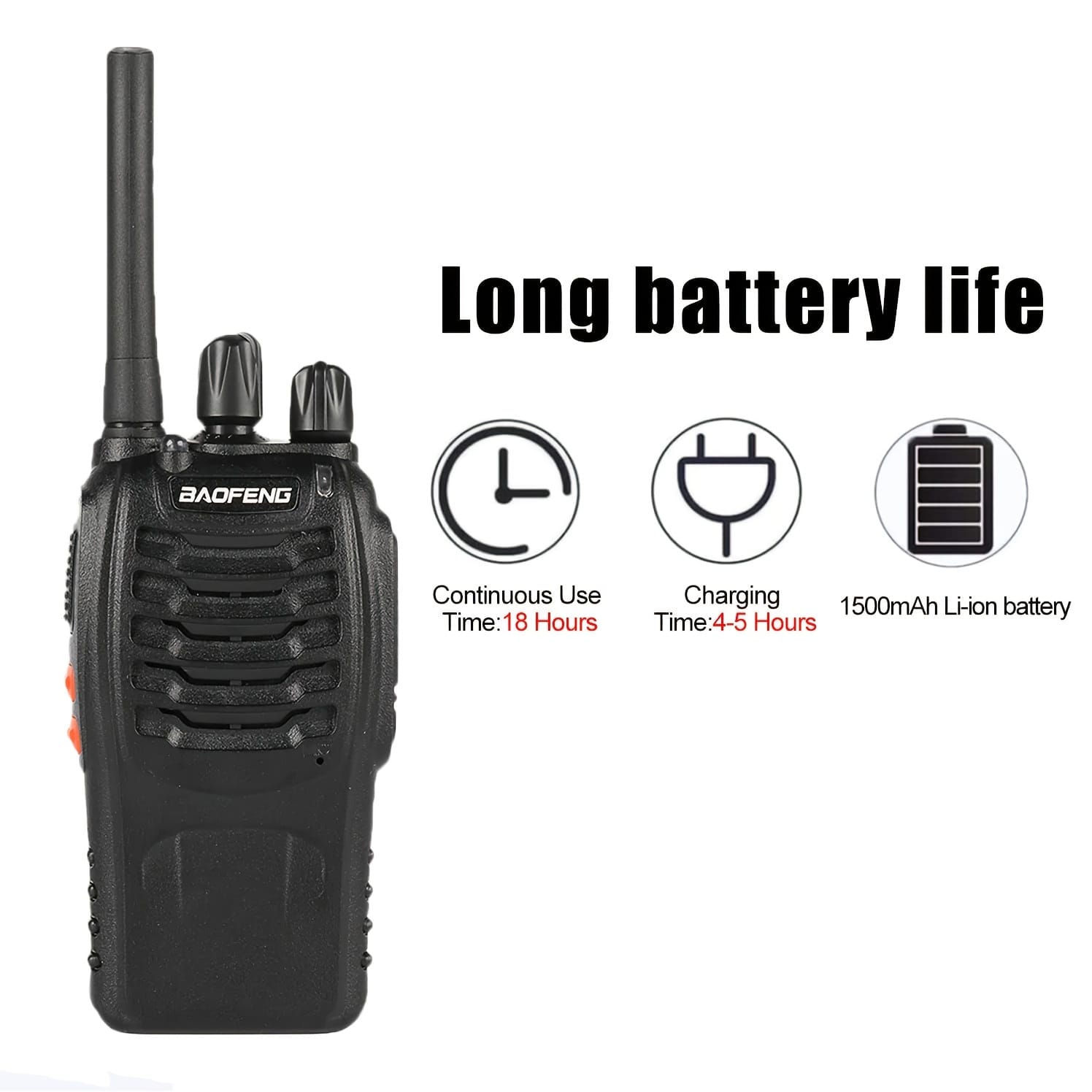 2pcs Handheld Two-Way Radio for Adults, with LED Indicators And Integrated Antenna, Ideal for Hiking, Biking, And Climbing