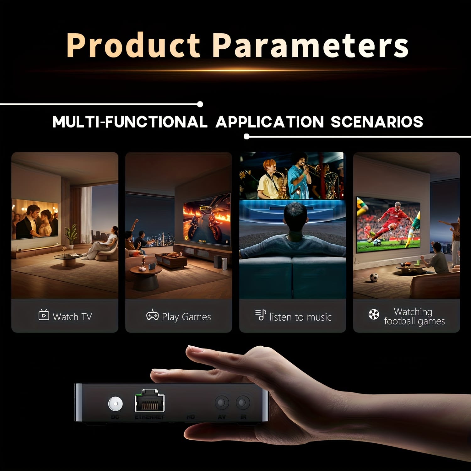 88 MINI 14 TV Android 14 TV Box | 4K@60Hz HDR 8K Video Decoding | RK3518 Quad Core + Mali GPU | 2GB RAM+16GB ROM, US Power Plug | Dual Band WiFi 6 & BT 5.0 | Expandable to 64GB | HD 2.0b | Multi-Language Infrared Voice Remote Control | Portable for Home/Gaming/Travel