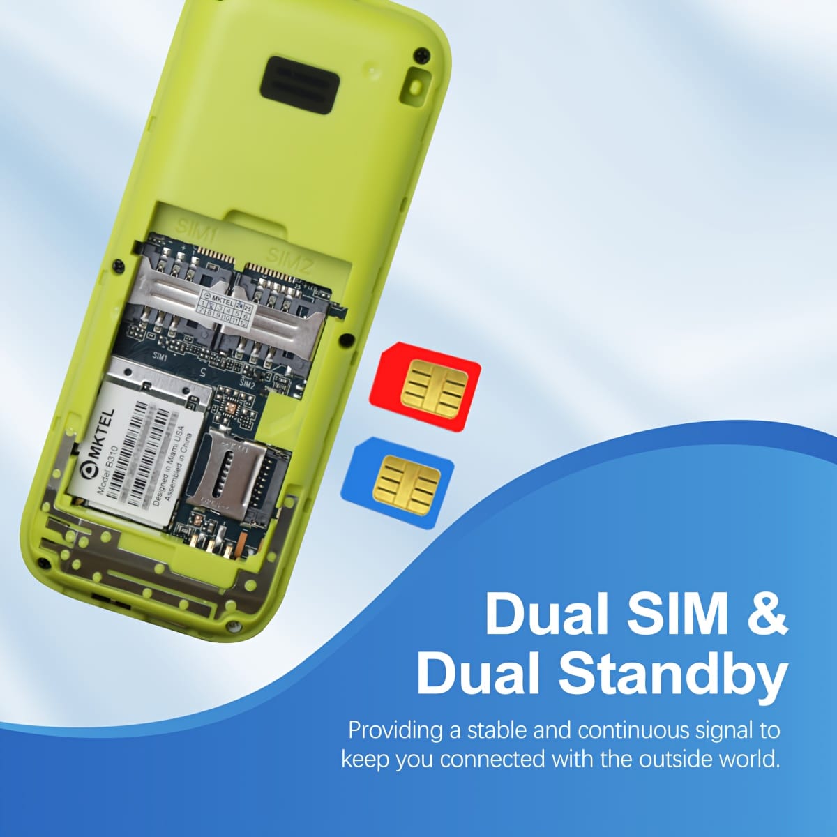 MKTEL B310 Feature Phone with 1.77