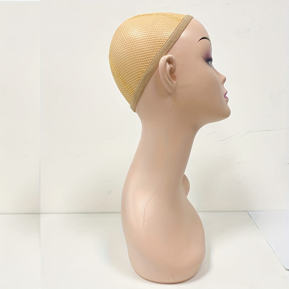 Professional Mannequin Head - Ideal for Hairstyling, Wig, Hat, Scarf, Necklace, Eyewear & Jewelry Display | Perfect for Beauty Enthusiasts & Artists, Hair Wig
