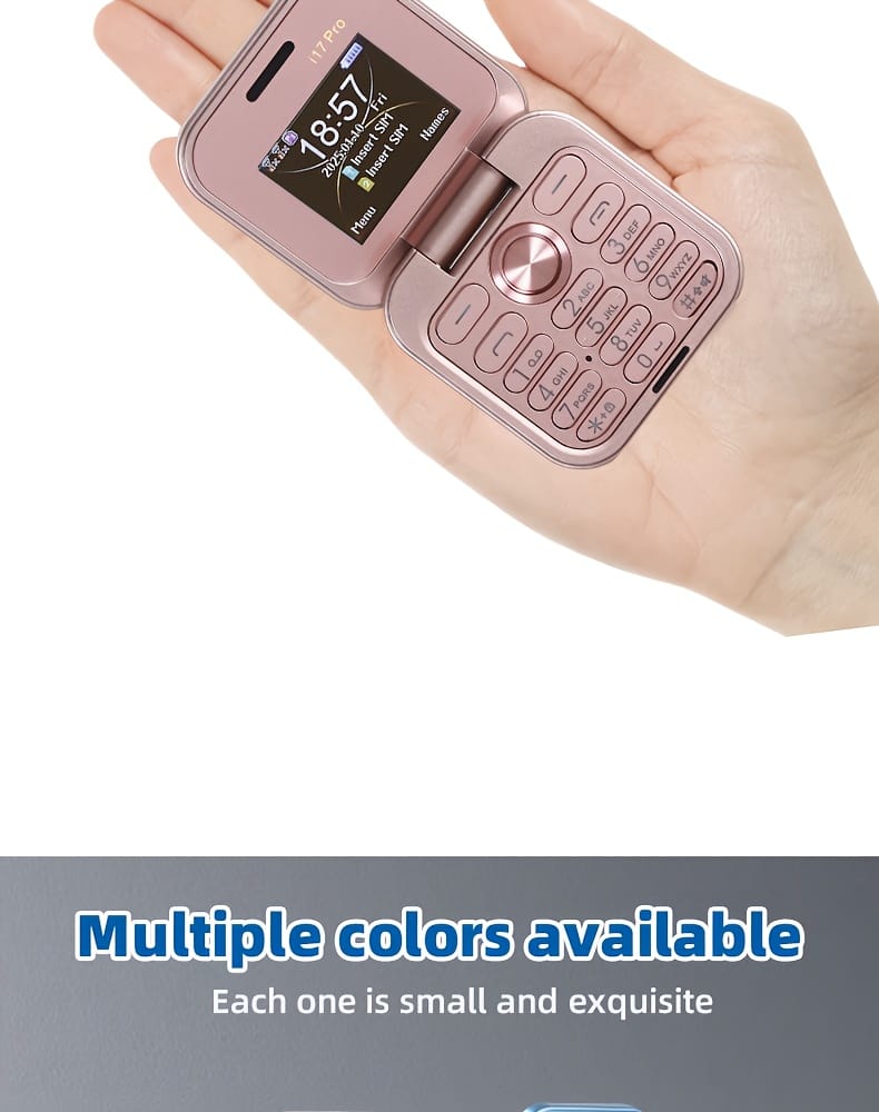 Mini 2G Small Mobile Phone, Dual SIM Dual Standby, 150H Ultra-Long Standby, Light As Lipstick, Multi-Chinese + Strong Battery Life, Tepe-C Charging Port, Suitable for Gifts, Spare Machines, Emergency, Developing Countries, Backup Phone, Travel Essential, Compact Phone, Lightweight Phone, Reliable Battery, Durable Build, Dual SIM Phone, Portable Device, Travelers, Gift for Her