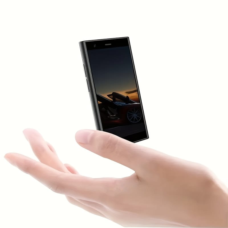 Mini Smartphone, 3G Unlocked Tiny Youngsters Phone, 7.62cm HD Screen, GPS, Pocket Youngsters Phone, Creative Gift for Youngsters, Student Phone, Backup Phone, Android Small Phone, Black