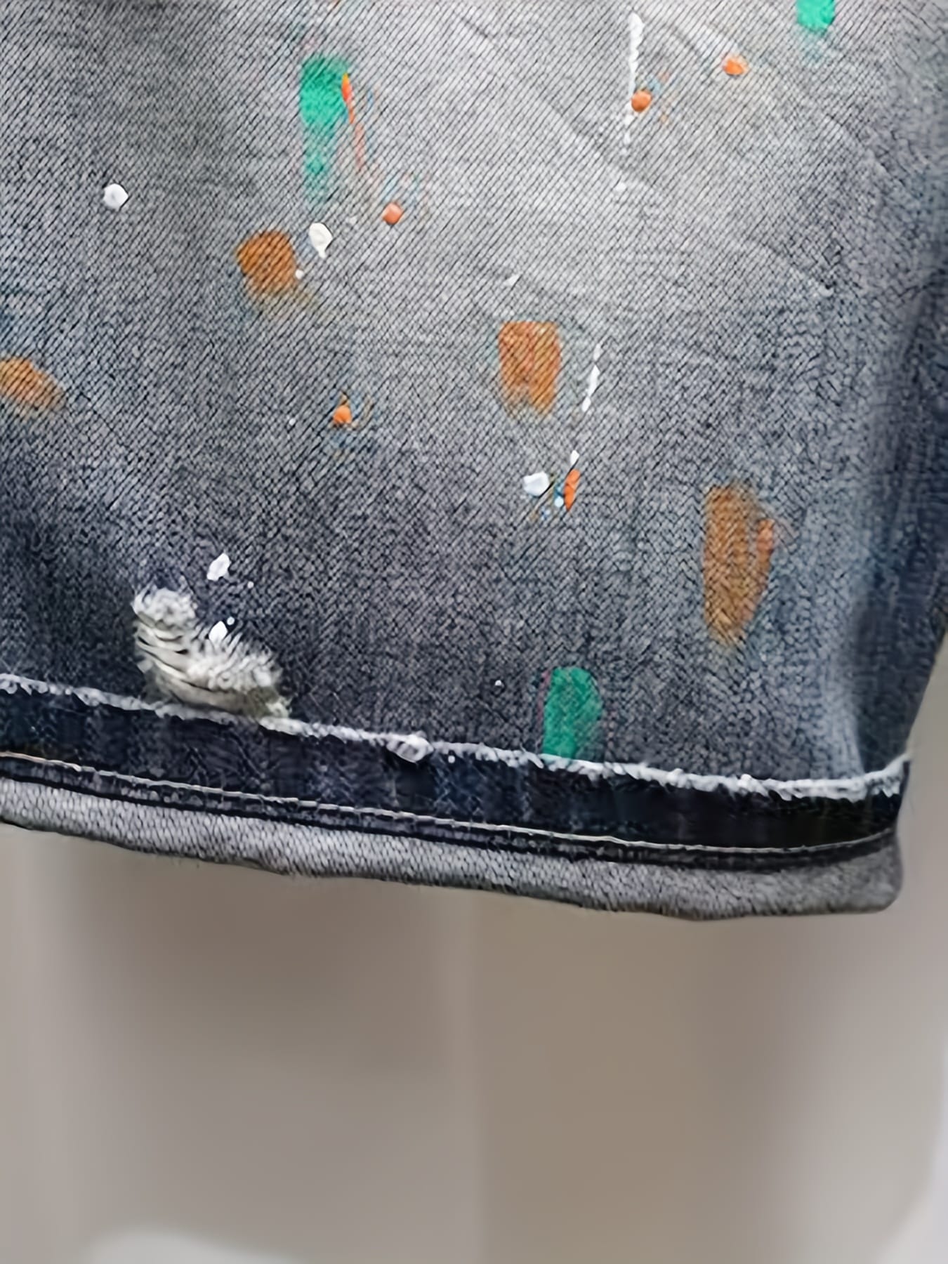 Men'S Non-Stretch Faux Denim Shorts - Classic Five-Pocket Mid-Thigh Length, Machine Washable Everyday Casual Pants for Summer Outfits, Faux Denim Shorts, Relaxed Fit, Geometric Pattern, Sturdy Construction, Streetwear Style, Outdoor Clothing, Durable Fabric, Urban Style