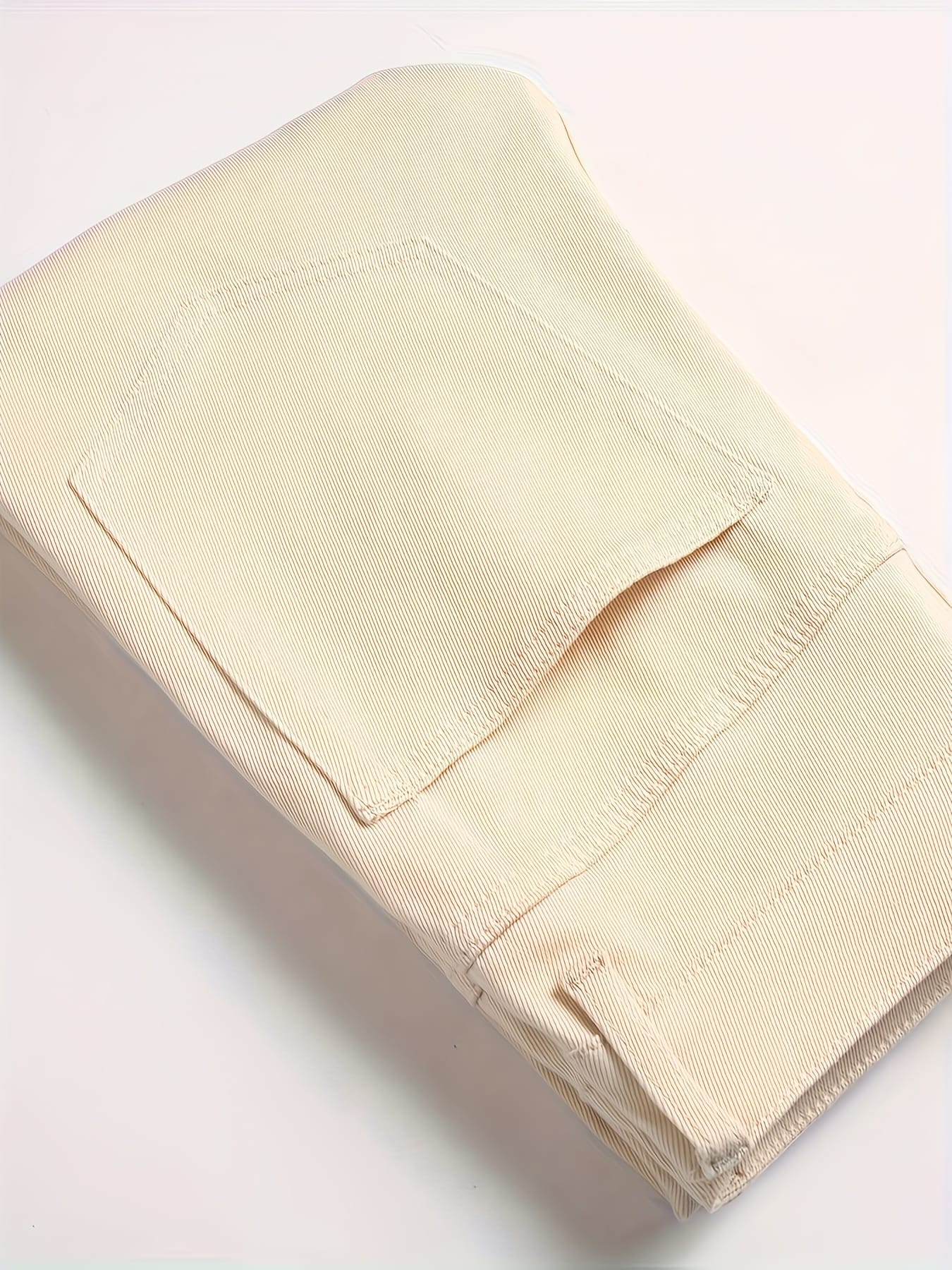 Men'S Slim-Fit Stretch Denim Jeans with Color-Block Brown Patches & Distressed Details - Casual Spring/Fall Trousers, Regular Length, Light Beige & Brown Contrast Design, Spring Fall Attire, Fashionforward Style, Durable Fabric