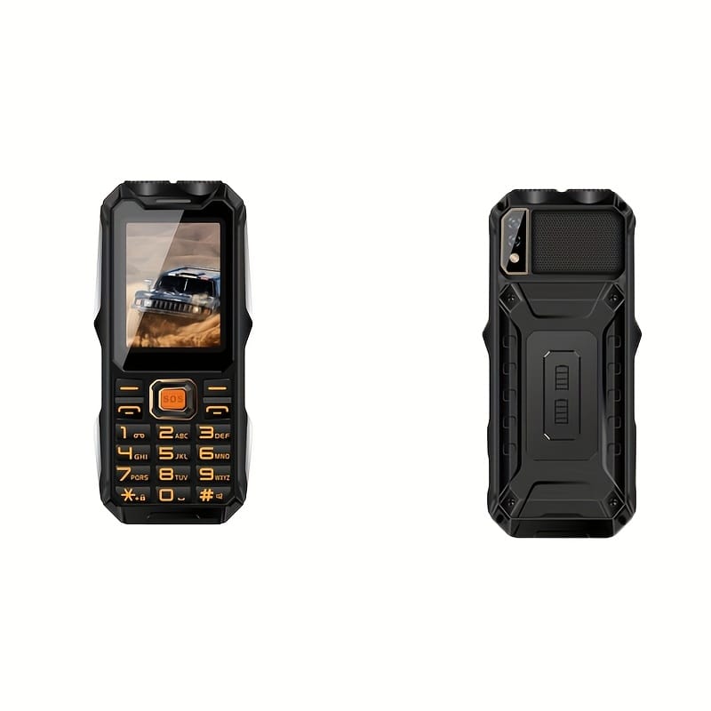 CUTEEY Q8, 32Mb+32Mb|3000mAh|2 SIM|80000 pixels| Senior mobile phone for Seniors, 2.4 Inch 2G Unlock Classic Cell Phone, Long term standby button phone, with support Bluetooth, MP3, MP4, Flashlight, Black