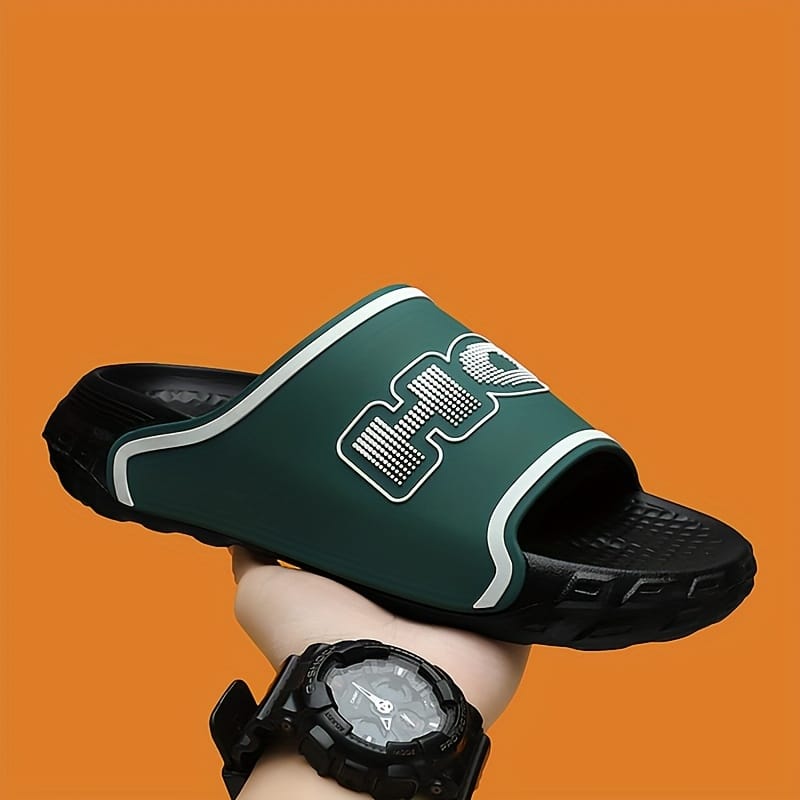 Fashionable And Versatile Men'S Open-Toe Sandals, Suitable for Home And Outdoor Beach Use, Made of Comfortable, Durable, Slip-Resistant, And Wear-Resistant EVA Material, New Style for Summer 2025.Suitable for Men & Women