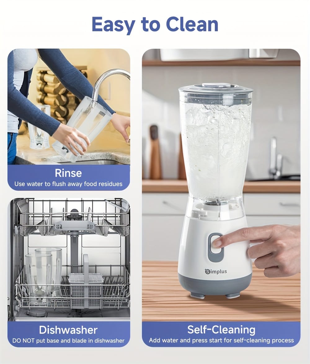 Multifunctional Food Processor with High Power 250W Mixer, Personal Small Juice Blender, Multi-purpose with 3 Cup Accessories, Stainless Steel Blade, Multifunctional for Minced Meat and Vegetable Juices, Grinding Beans, Convenient and Practical for Home Kitchen Use, Processing Various Ingredients, Includes South African Conversion Plug