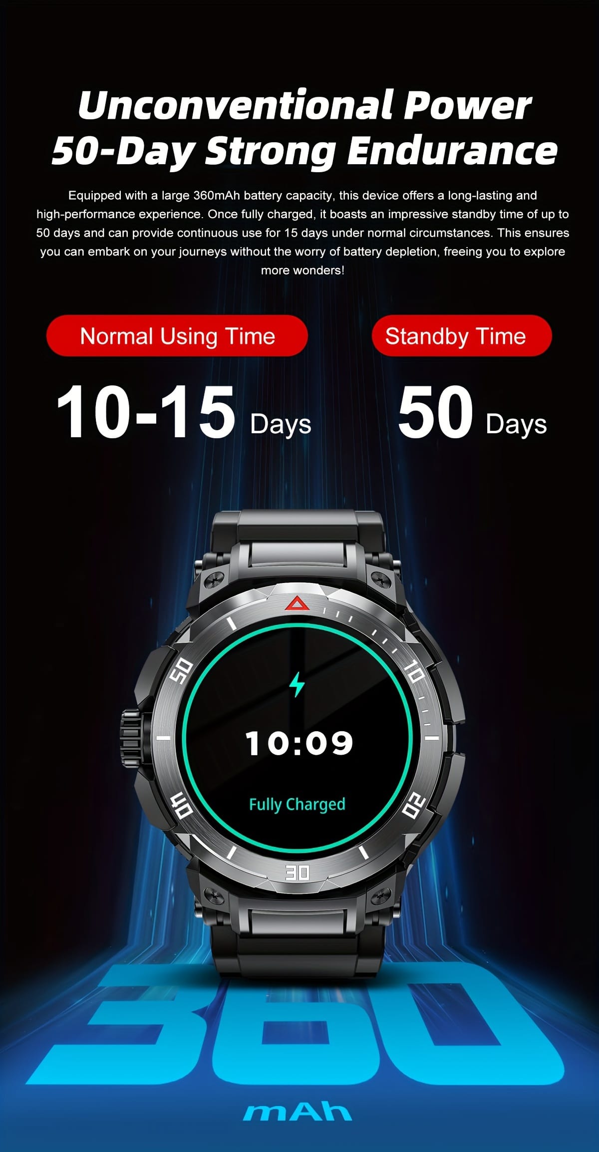 2024 New 3 in 1 Smart Watch with Earbuds, 1.46-inch HD Screen, Call Answering/Speaker, USB Charging, ABS Body, Synthetic Rubber Strap, Wireless, Rechargeable Lithium Battery-Polymer, for iOS & Android, Long Time Standby, Sports Fitness Tracker, IPX7, Call Answering Function, Wireless Calls, IPX8 Rating, Smart Watch for Android Phone