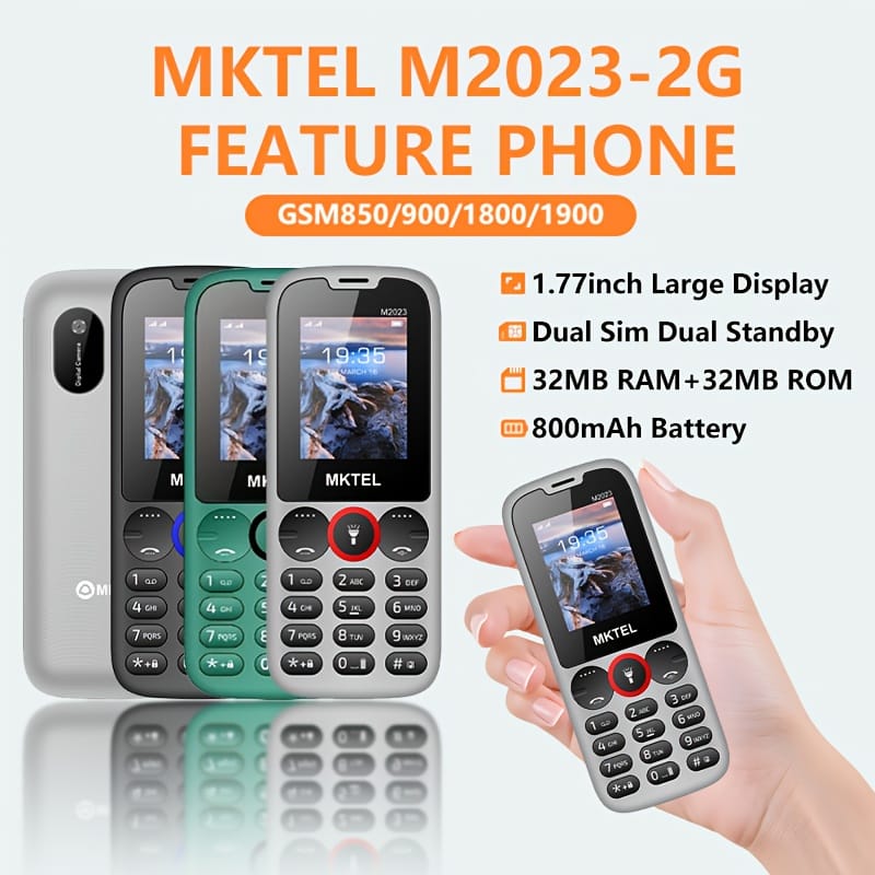 MKTEL M2023 Feature Phone with 1.77