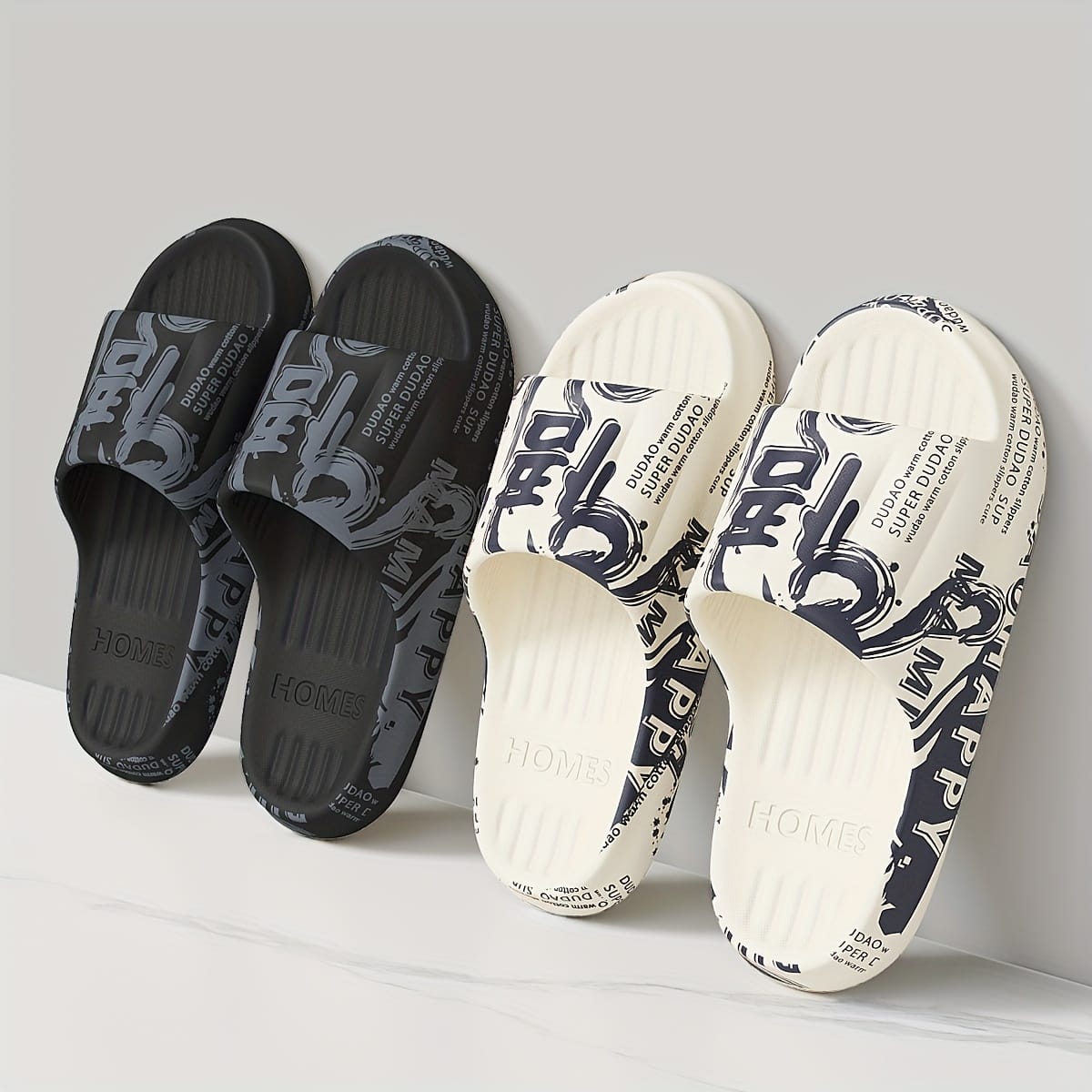 MAOLI Men'S Slip-On EVA Sandals | Casual Home & Outdoor Footwear | All-Season Comfort | Non-Slip Sole | Round Toe Design | Solid Color | Thick Sole for Indoor & Outdoor Use | Durable & Breathable | Ideal for Hiking and Daily Wear, Everyday Slippers | Casual Sandals | Breathable EVA Material, House Slipper