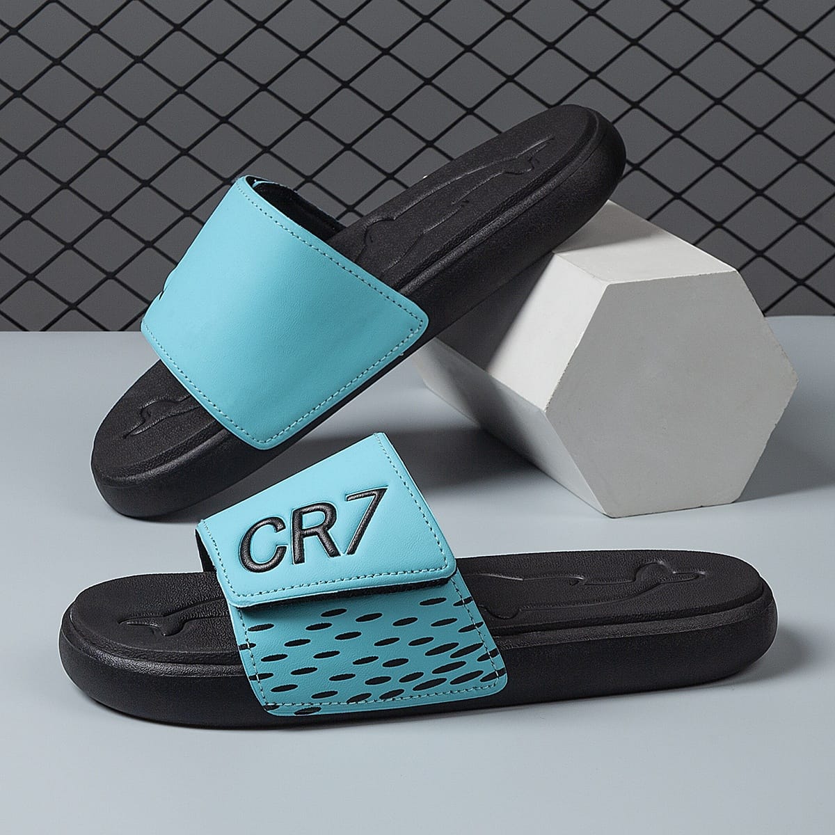 Men's Slip-On Sandals with Adjustable Upper - Quick-Dry Cushioned Footbed, Non-Slip Beach & Gym Slippers - Neon Green Accent - Soft EVA Closed-Toe Shoes for Sports, Pool, Casual Wear - Unisex Design, Sports Footwear, Sporty Slipon, Antislip Sole