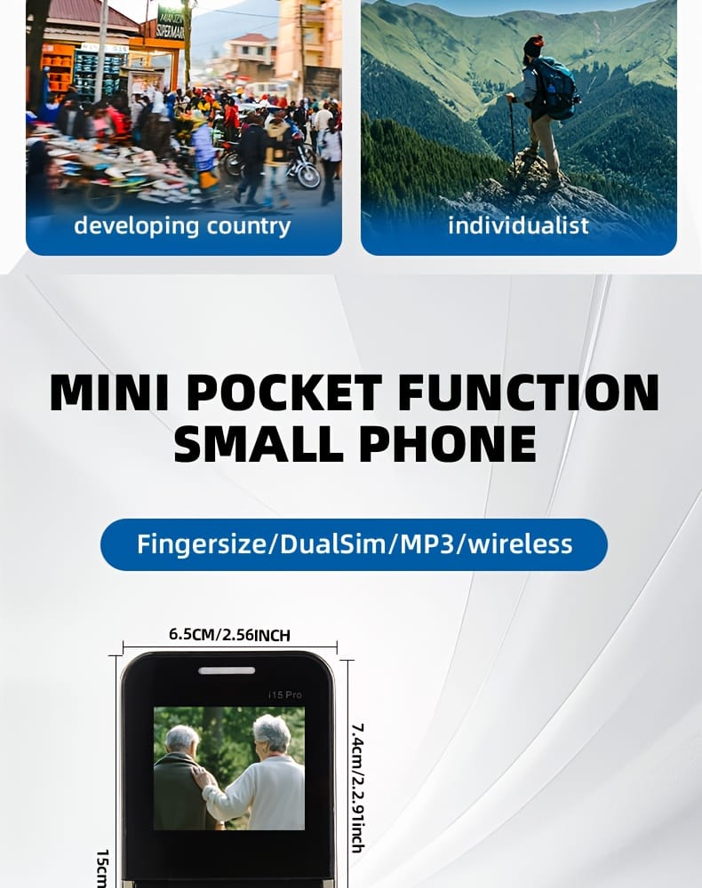 New 2G Foldable Phone Dual SIM Dual Standby, Call, SMS, Music