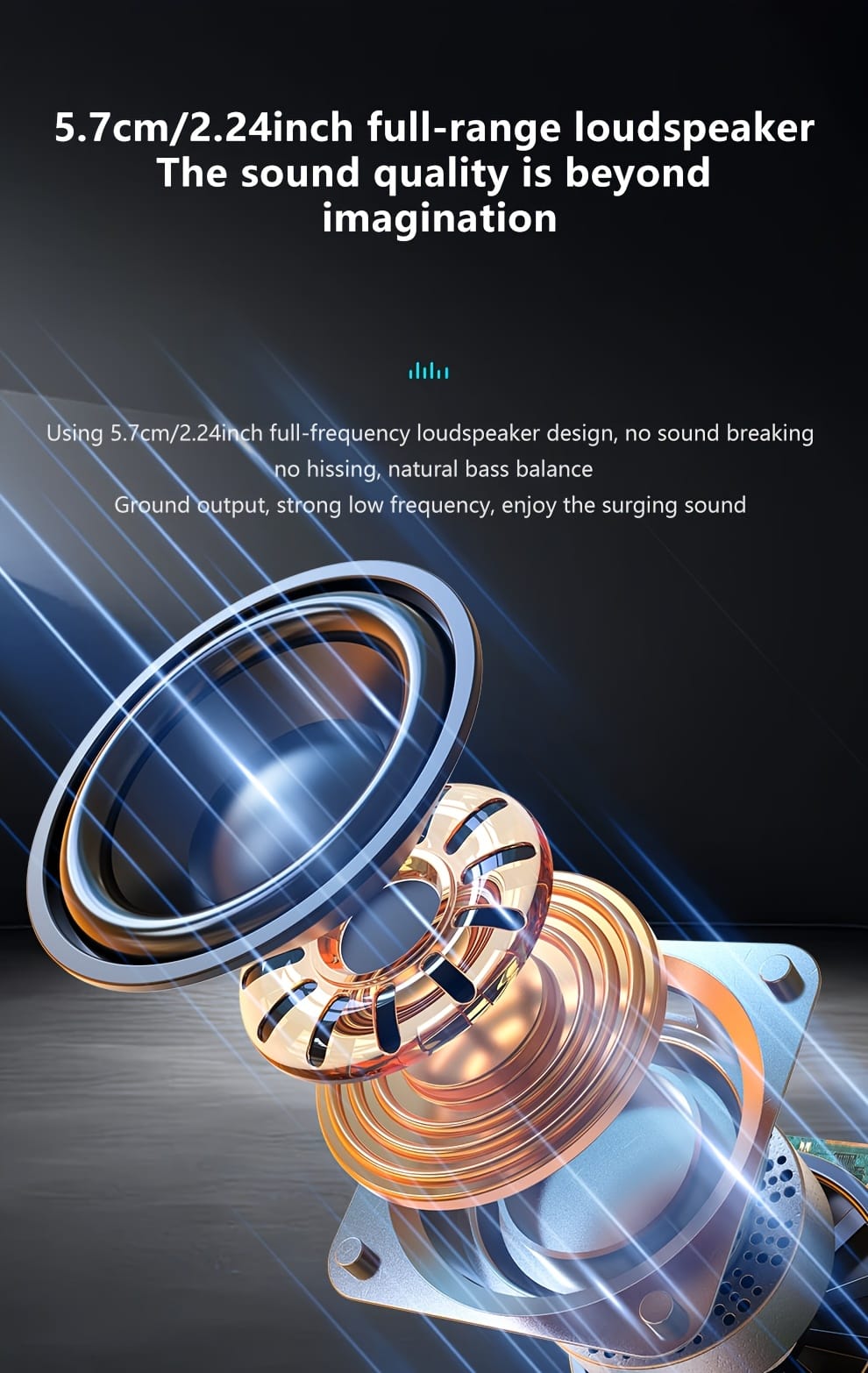 ZEALOT S53 Wireless Speakers, Wireless Speaker, Dual Pairing, 3600mAh Battery, 24 Hours Playtime Loud Stereo, Booming Bass, Charging Cable, Connect with Mobile Phone/Tablet/TV