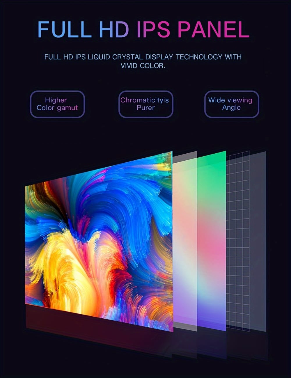 LESOWN 10 Inch Monitor Small HDTV Monitor IPS Screen Portable Wide Secondary Display 1024x600 Resolution Small HDTV Extended Screen 10.1 inch Display External Laptop PC Monitor Build In Speakers VESA for PC Windows Raspberry Pi Gaming CCTV Raspberry Pi PC Computer Monitor HDTV USB Input Black Monitor Free Driver