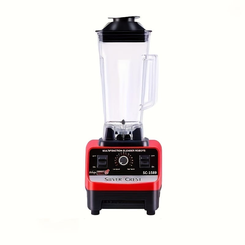 2.5L Large Capacity Dual-Use Blender with Food-Grade ABS Mixing Cup - Powerful Household and Commercial Juicer, Smoothie Maker, and Grinder, No Battery Needed, 120V, US Plug, Commercial Kitchen Equipment | Modern Kitchen Appliance | Durable Plastic Base, Blender