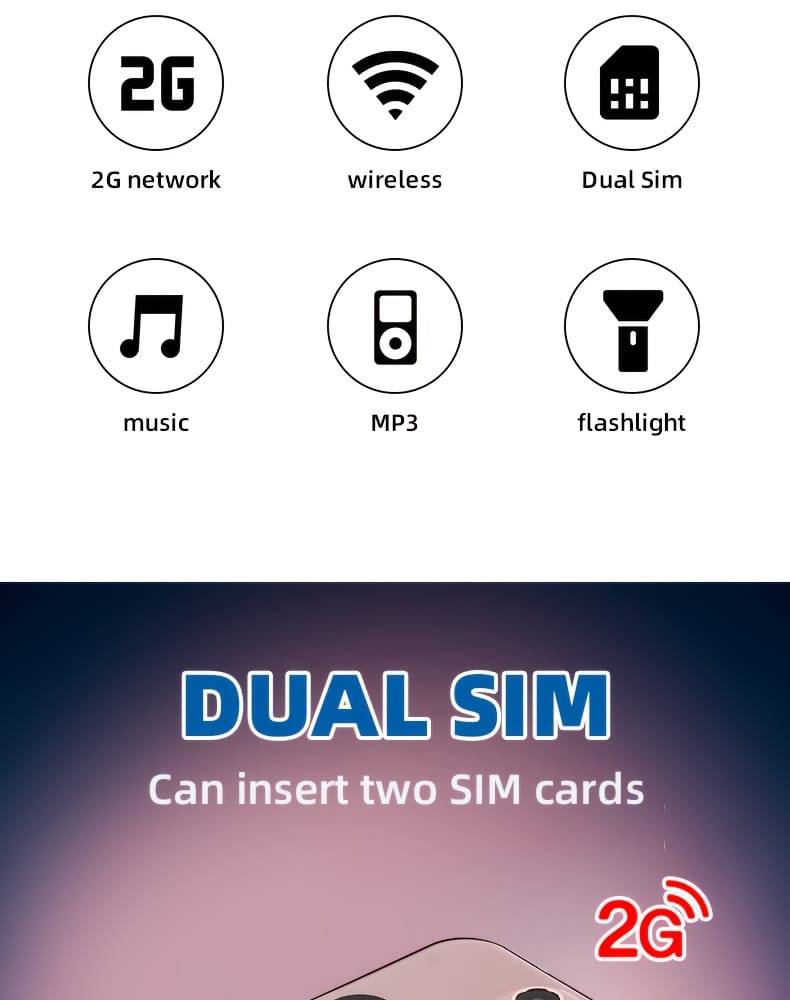 Mini 2G Small Mobile Phone, Dual SIM Dual Standby, 150H Ultra-Long Standby, Light As Lipstick, Multi-Chinese + Strong Battery Life, Tepe-C Charging Port, Suitable for Gifts, Spare Machines, Emergency, Developing Countries, Backup Phone, Travel Essential, Compact Phone, Lightweight Phone, Reliable Battery, Durable Build, Dual SIM Phone, Portable Device, Travelers, Gift for Her