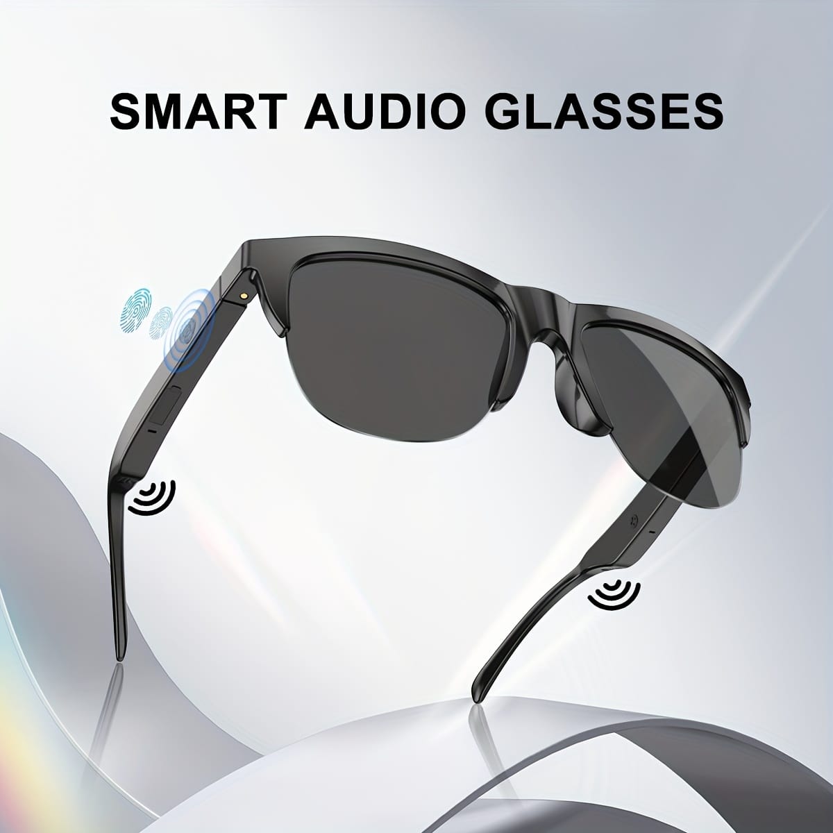 Intelligent Wireless Glasses - Touch Connection, HD Voice Call, HiFi Sound Quality, Remote Photography, Compatible with iPhone/Android, Ideal for Outdoor Activities, Hiking, Fishing, Driving & Beach Travel, Perfect Christmas Gift, Outdoor Activity Gear | Modern Fashion Accessory | Touch Control Feature