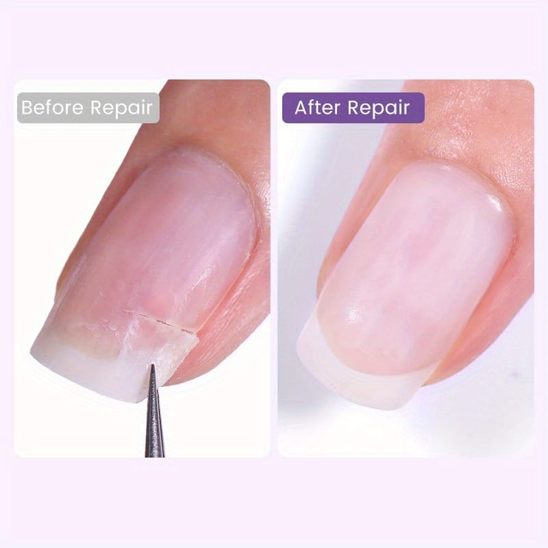 Nail Repair Glue, Quickly Repairs Broken Nails, Gel for Nail Extension