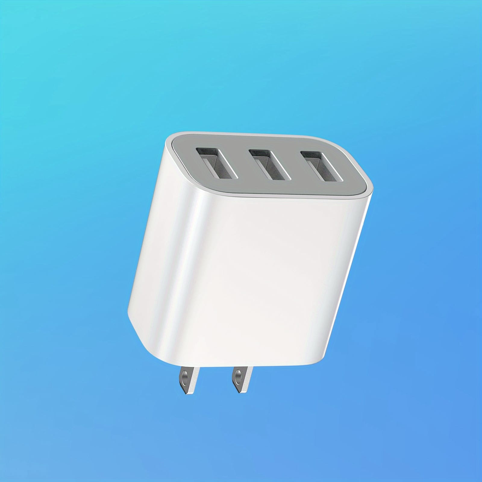 1pc Fast Charging 3-Port USB Wall Charger Adapter, 10-20W Power Output, Travel-Friendly, US Plug, Compatible with iPhone 14/13/12/11/Pro/Max/SE/X/XS/8 Plus & Samsung Galaxy S22/S21/S20