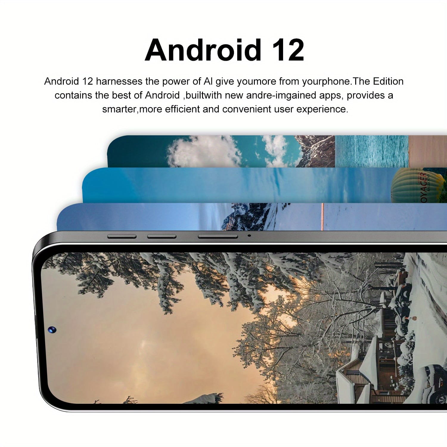 6.82 inchs Cell Phones Android 12 Unlock 4G Touch Screen 12GB+512GB Mobile Phone Androids Smartphone 16+50MP Camera Telephone HD Display Dual Card Dual Standby Phone 5000mAh Battery