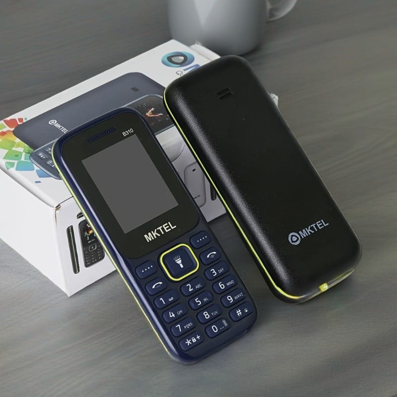 MKTEL B310 feature phone 1.77-inch display 800mAh battery dual-stop FM radio flashlight 0.08 mega camera advanced mobile phone