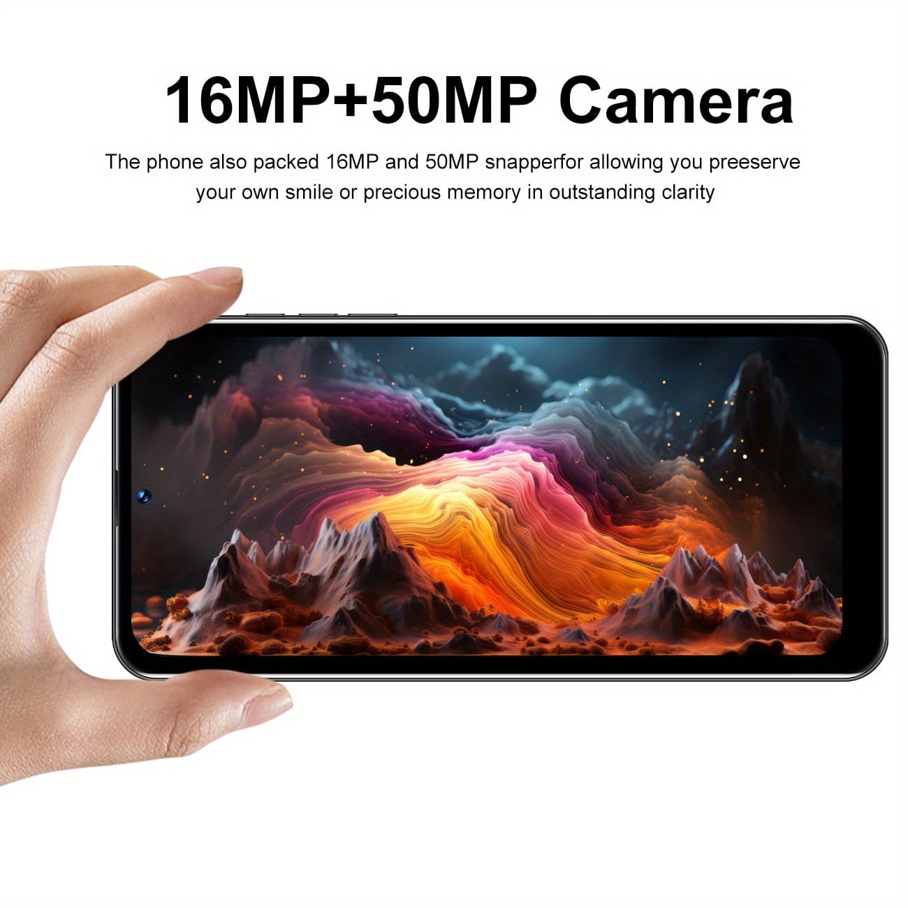 6.82 inchs Cell Phones Android 12 Unlock 4G Touch Screen 12GB+512GB Mobile Phone Androids Smartphone 16+50MP Camera Telephone HD Display Dual Card Dual Standby Phone 5000mAh Battery