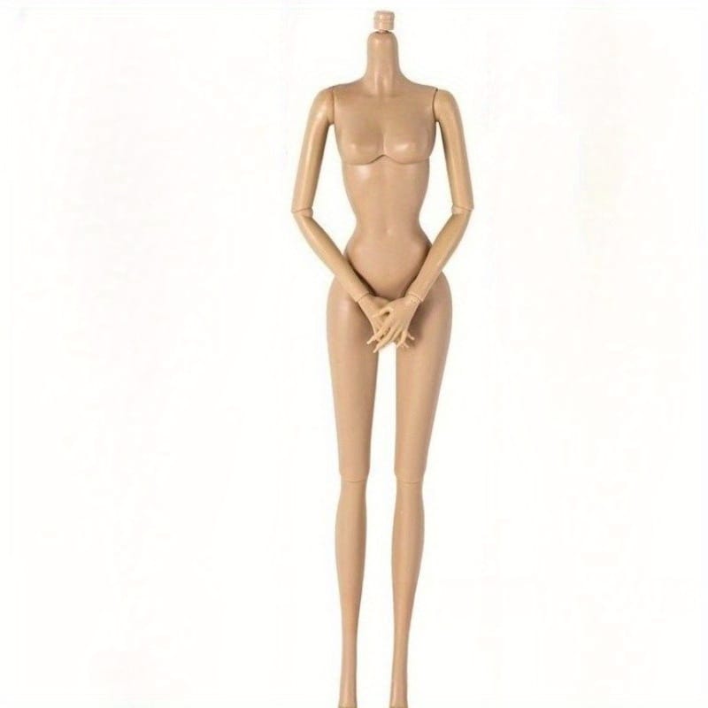 30cm 6-Section Super Model Body, Articulated Torso, Regular Muscle, White Muscle, Day-Burnt Muscle Princess Doll