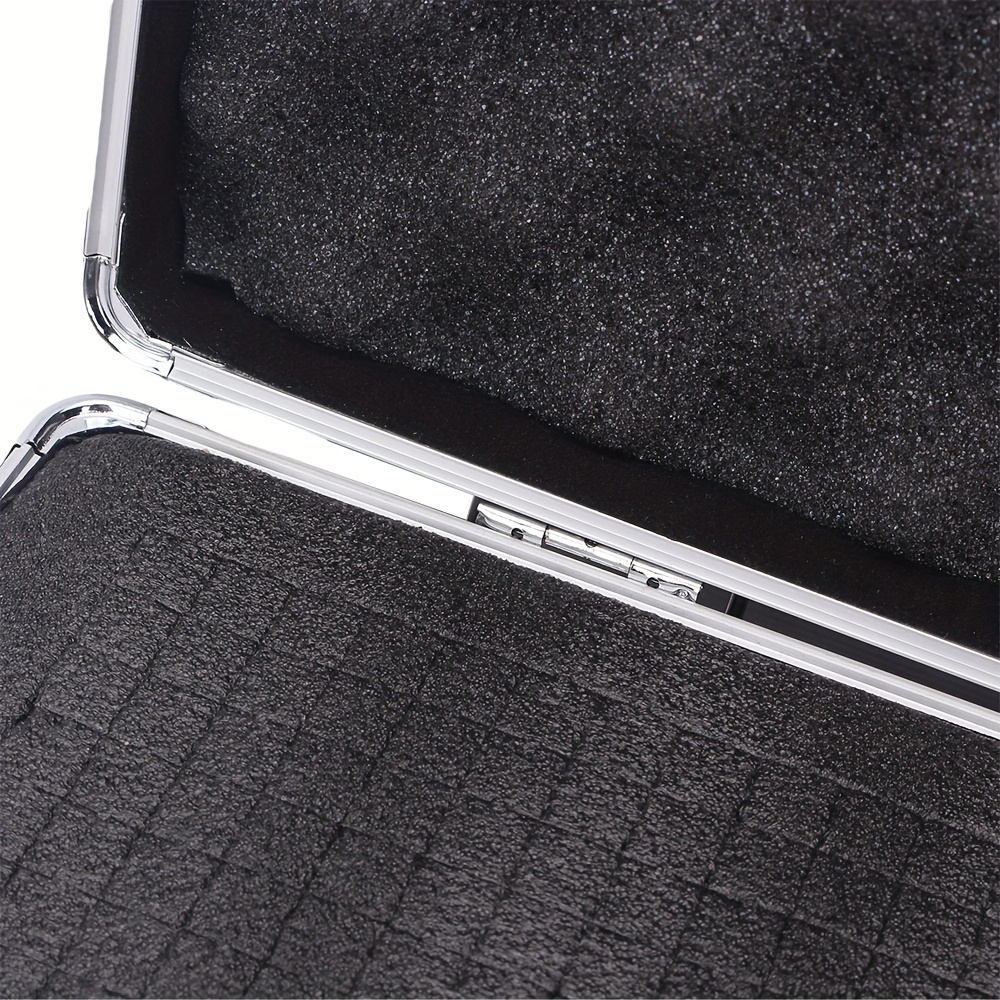 Aluminum Equipment Box In Toolbox Design, Portable And Spacious Mechanical Toolbox, Hard Case Measuring 58x32x8.5cm In A Rectangular Shape.