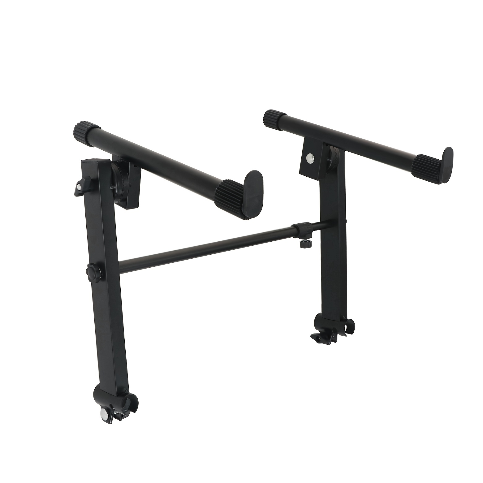The Second Layer of The Circular Tube Keyboard Stand Features a Removable Piano Support That Is Adjustable in Height And Width.
