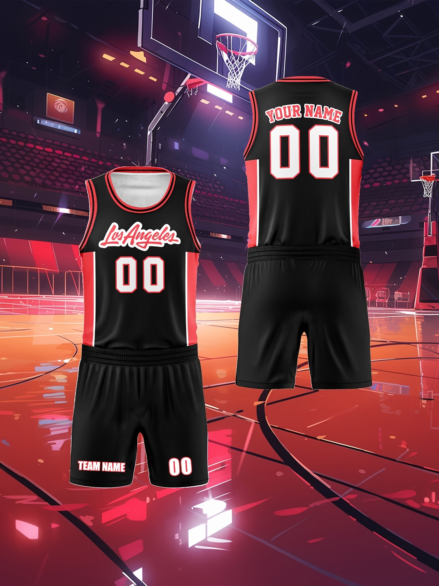 2025 Basketball vest sports suit Men's customized name and number adult jersey new student competition team training sports uniforms comfortable breathable heat dissipation quick-drying perspiration two-piece top and bottom
