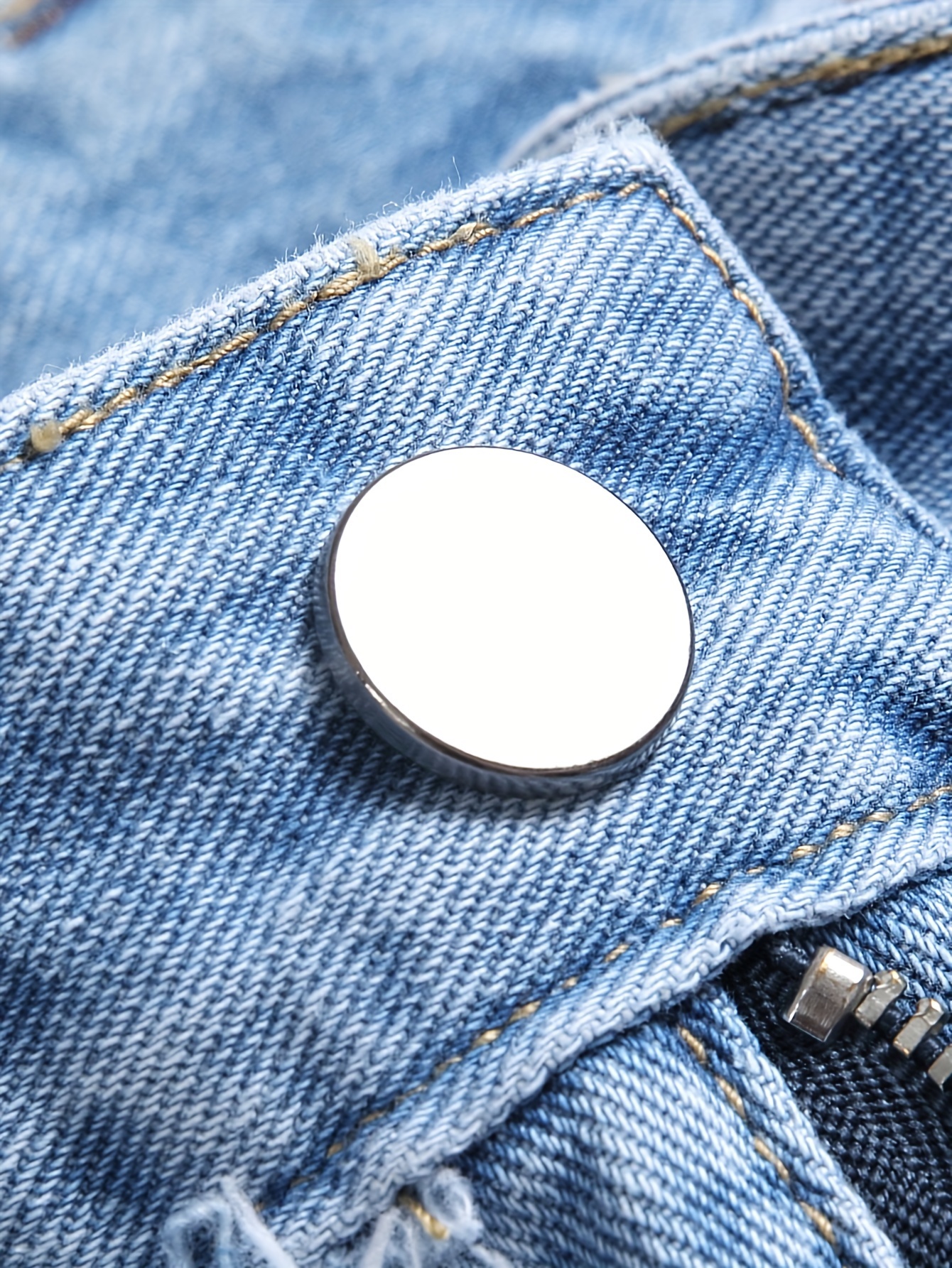 Men's Trendy Straight Denim Jeans with Holes