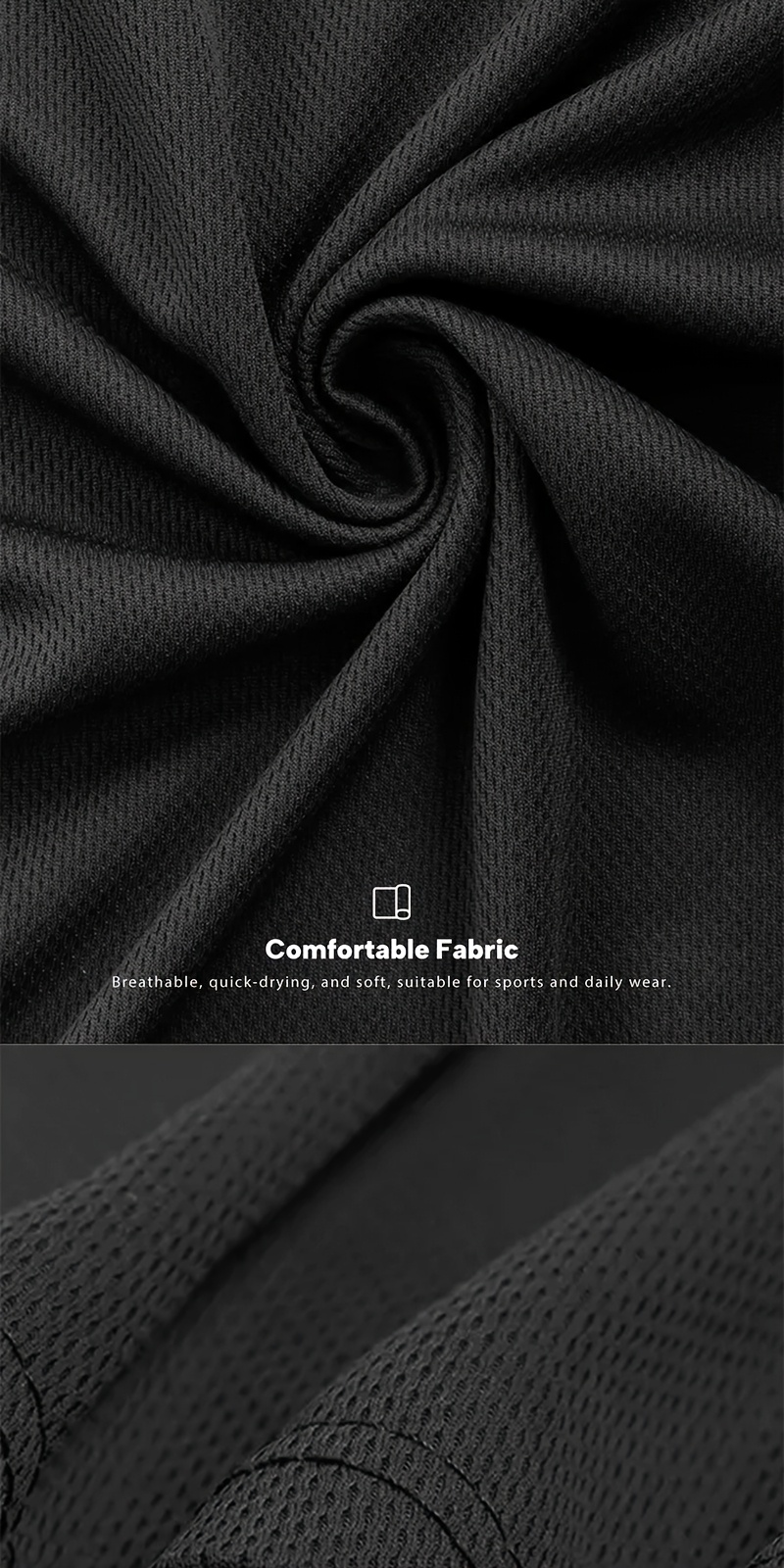 10-Pack Men's Basic Mesh Fitness T-Shirts-Quick-Dry Sports Short Sleeve Tops, ideal for daily casual wear and workout sessions. Features breathable moisture-wicking fabric for ultimate comfort. Makes an excellent gift choice.