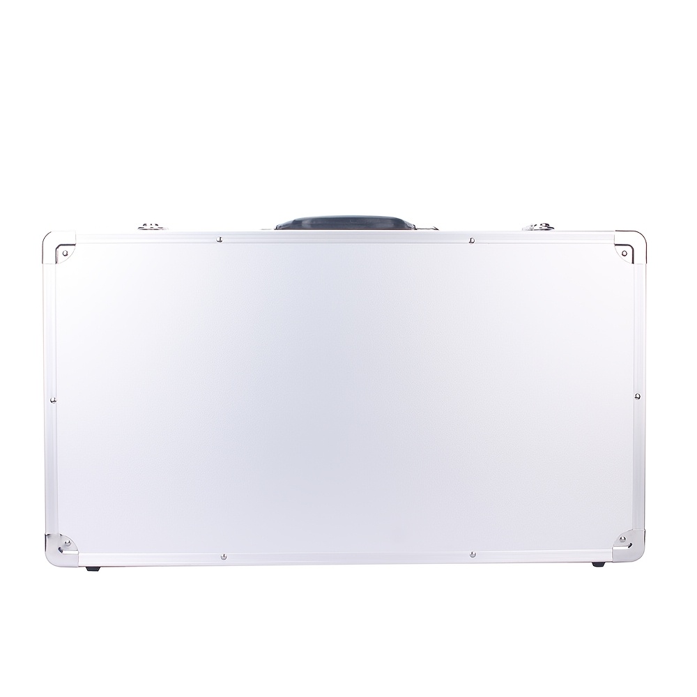 Aluminum Equipment Box In Toolbox Design, Portable And Spacious Mechanical Toolbox, Hard Case Measuring 58x32x8.5cm In A Rectangular Shape.