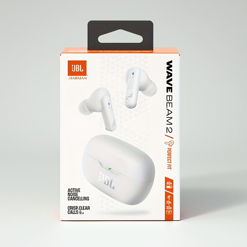 For JBL WAVE BEAM 2 Active Noise Cancelling True Wireless Earbuds - USB-C Charging, 5H Playtime, 2.5W Fast Charging, 2.5W Max Output, 2.5W Min Output, 2.5W Max Input, 2.5W Min Input, 2.5W, for Jbl Speakers/headphones, Earbud, Headphone, Earbud Headphones, Modern Earbuds