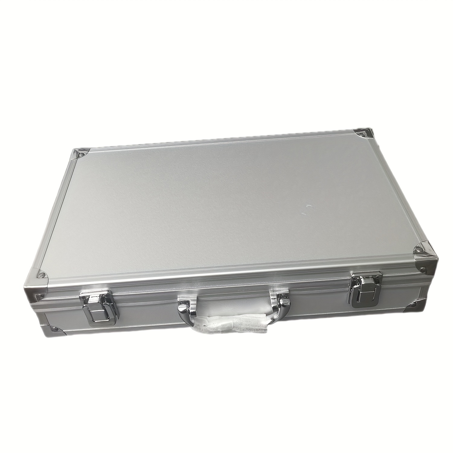 Heavy-Duty Aluminum Toolbox with Secure Latches - Compact Portable Storage Case for Home, Garage, Workshop, or Office - Durable Organizer for Tools, Documents, and Small Items - Ideal for Professionals and DIY Enthusiasts, Tool Organizer Storage, Professional Appearance, Sturdy Construction, Document Briefcase, Sleek Design, Highquality Build, Home Organizers, Workshop Organization, Modern Organizer, Reinforced Construction