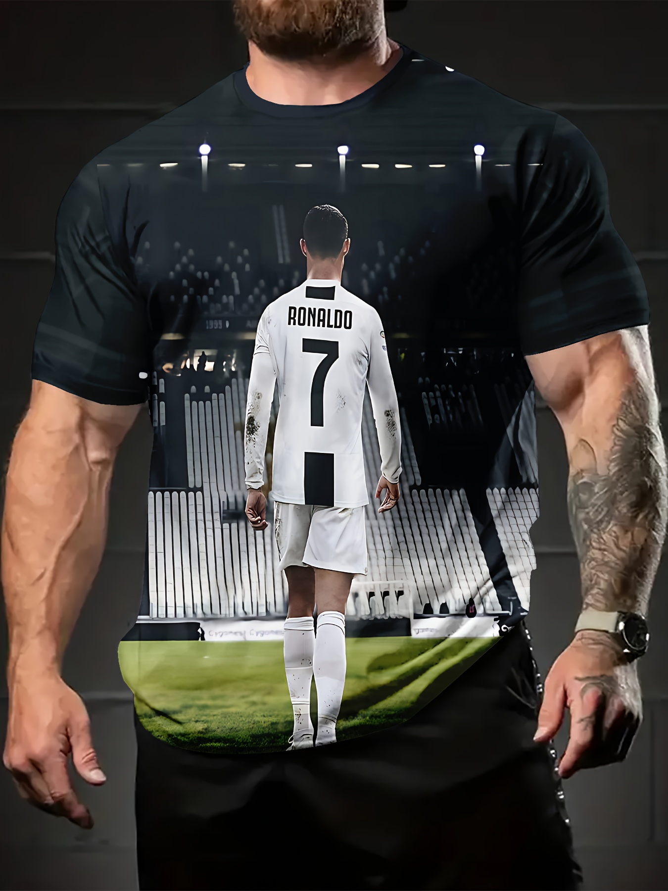 Men'S Lamine Yamal Number 27 Soccer Jersey T-Shirt - 100% Polyester Wrinkle-Resistant Loose Fit Breathable Summer Tee with Vibrant Print, Round Neck Casual & Athletic Wear, Sports Fan Apparel, Sporty Design, Wrinkleresistant Fabric