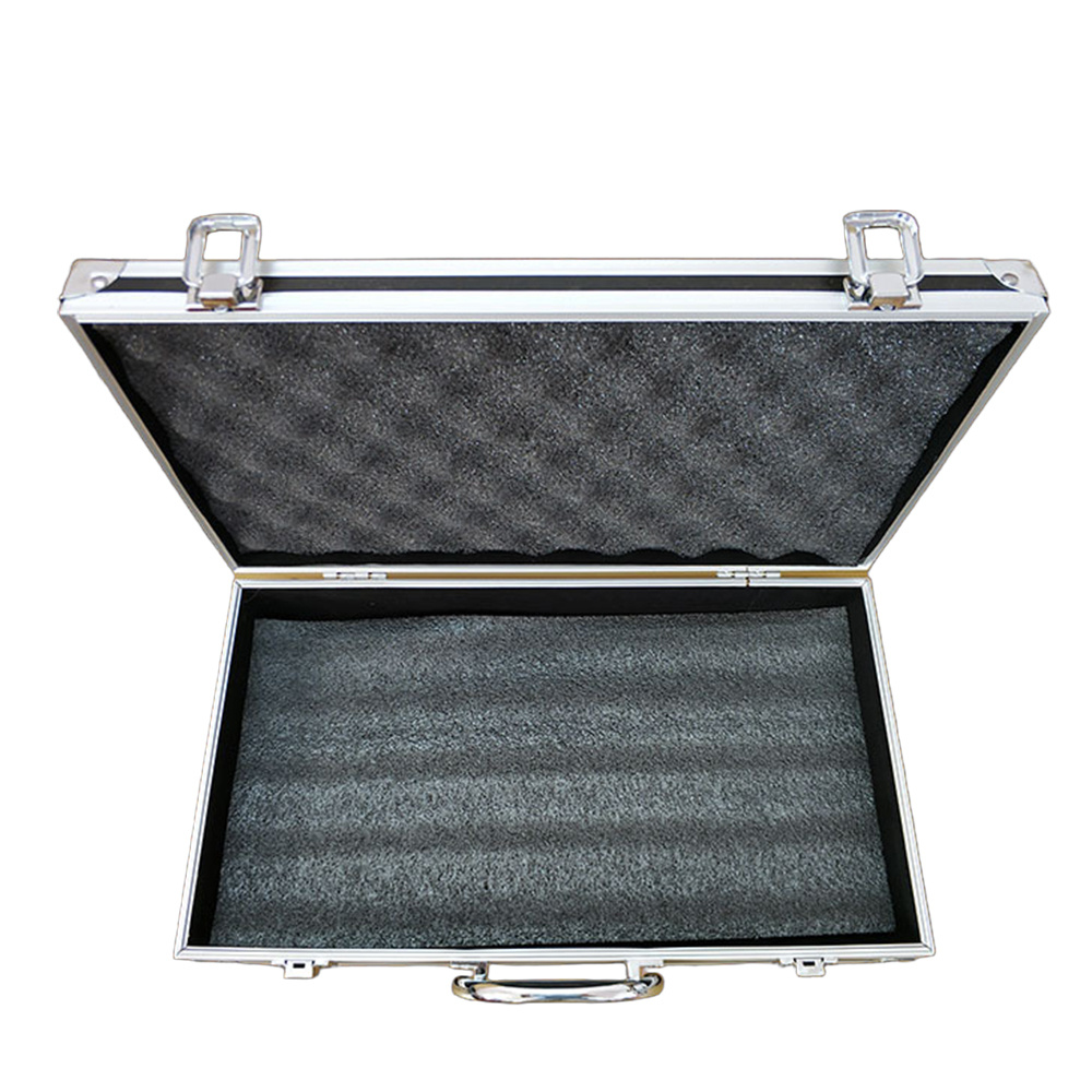 Heavy-Duty Aluminum Toolbox with Secure Latches - Compact Portable Storage Case for Home, Garage, Workshop, or Office - Durable Organizer for Tools, Documents, and Small Items - Ideal for Professionals and DIY Enthusiasts, Tool Organizer Storage, Professional Appearance, Sturdy Construction, Document Briefcase, Sleek Design, Highquality Build, Home Organizers, Workshop Organization, Modern Organizer, Reinforced Construction