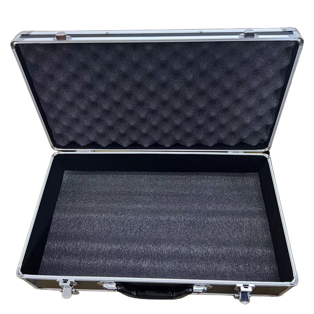 Heavy-Duty Toolbox with Sturdy Aluminum Alloy Frame - Multi-Functional Organizer for Home Maintenance, Document Storage & Hardware Organization, Durable Plastic Construction, Portable Design for Easy Transport, Toolbox for Home, Document Storage Case, Sleek Metallic Finish, Robust Construction