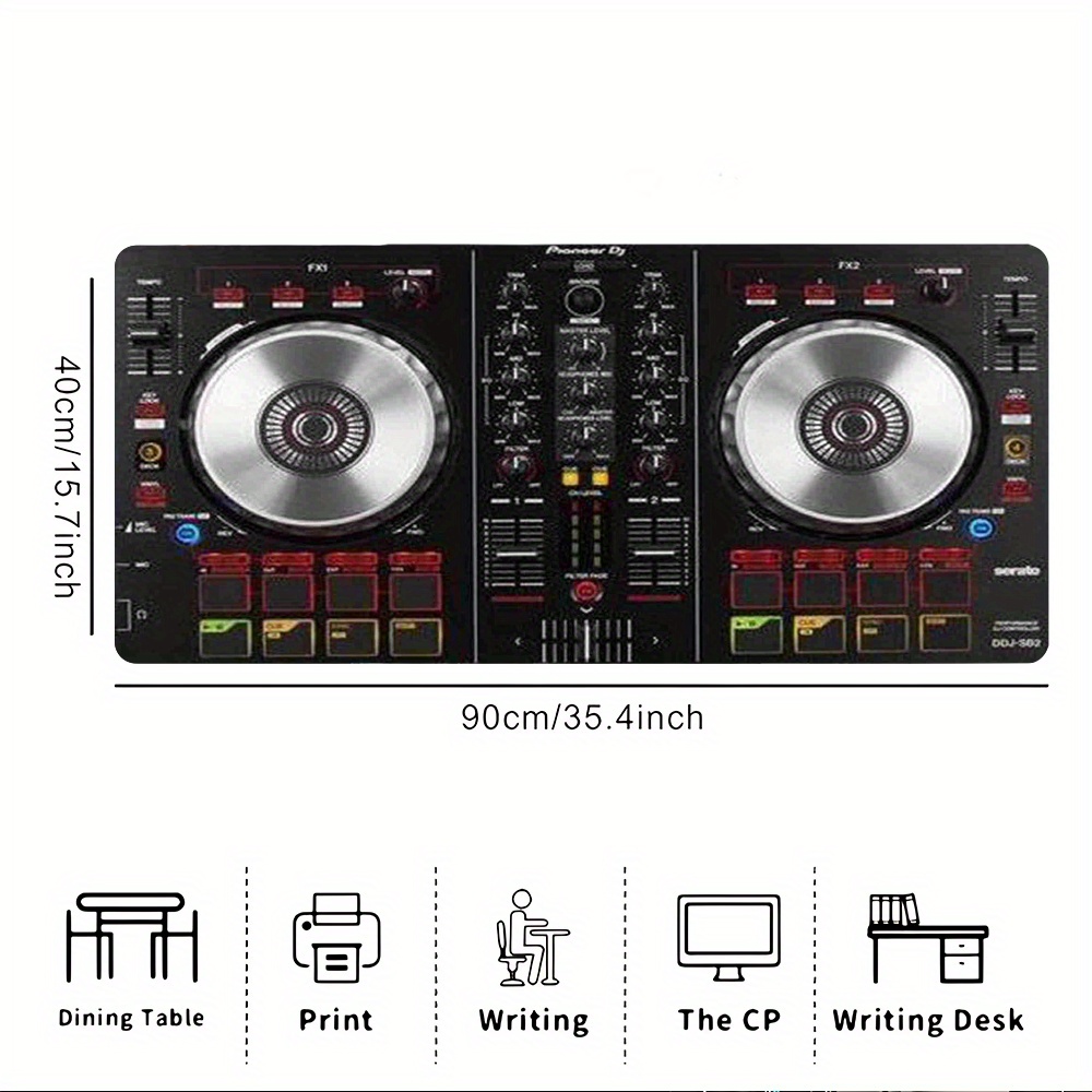 1pc Pioneer DJ DDJ-SB2 DJ Controller Design Mouse Pad & Desk Mat - Non-Slip Surface, Compatible with DDJ-SB2, for Home Studio, Office, Gaming - Professional DJ Setup Decoration Gift for DJs & Producers, Dj Accessories, Office Workspace, Vibrant Workspace, Smooth Texture, Music Producers, Workspace Accessory, Modern Workspace, Durable Material, Music Producers