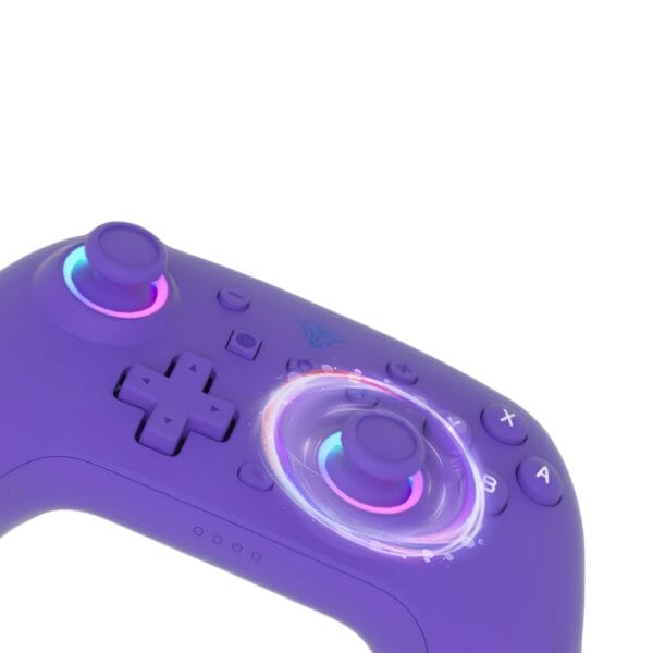 Game Controller Suitable for Nintendo Switch, Switch Lite, Switch OLED and other platforms, featuring Hall effect joysticks with RGB lighting, a perfect surprise gift for gamers