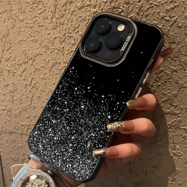 Dark Starry Sky Pattern Phone Case for Xiaomi Poco X6 X5 X7 X3 Pro Cases Mi Poco F6 F7 Pro F5 M6 Pro 4G Shockproof Bumper Cover