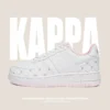 Kappa 2024 New Casual Sneakers For Women Versatile Fashion Thick-soled Sports White Shoes Classic Luxury Brand Women's Sneakers