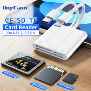 kf-S64d9d992770d421bb52dbd655cb0f965L TypeC CF Card Reader for iPhone Android 3in2 Lighting to CF SD TF OTG Adapter for MacBook Laptop Camera Drone Memory Card Reader