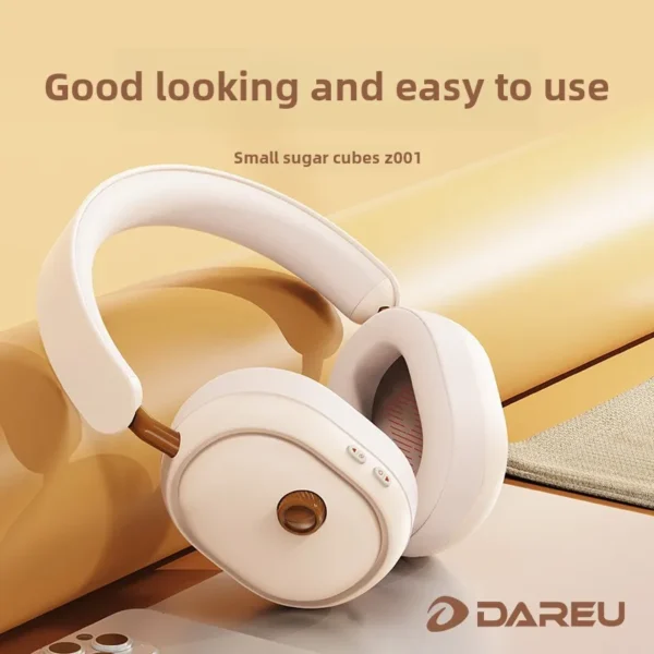 Dareu Z001 Headphone Wireless Earphone HIFI Stereo TF Bluetooth Denoise HD Gaming Headsets with mic 70H Play Time for Gamer
