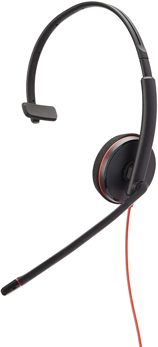 POLY Plantronics Blackwire C3210 USB-A Headset, On-Ear Mono Headset, Wired PN: 209744-101 C3200 Series