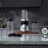 Smoothie Blender, Blender for Shakes and Smoothies, 15pcs Personal Blender and Grinder Combo for Kitchen Single Serve Mixer Blender for Juices Youngsters Food Nutritious Recipe with Brush, Juicing Station|Modern Kitchen Appliance|Durable Construction